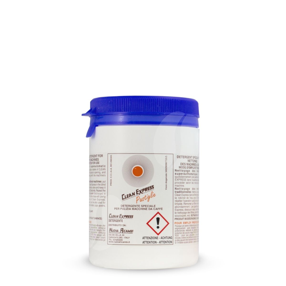 Clean Express reinigingstabletten a 2.5 gram, 60 stuks Clean Express reinigingstabletten a 2.5 gram, 60 stuks