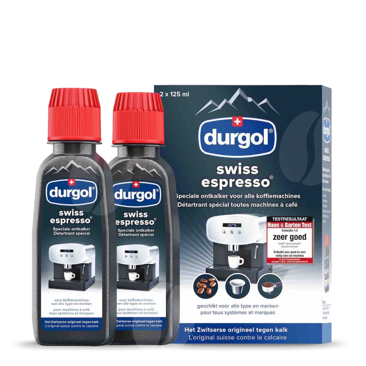 Durgol Swiss espresso ontkalker 2x 125ml