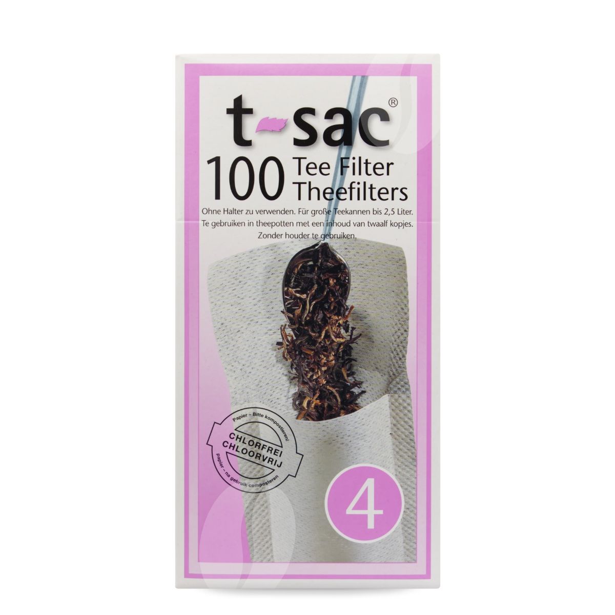 T-Sac losse thee zakjes, maat 4