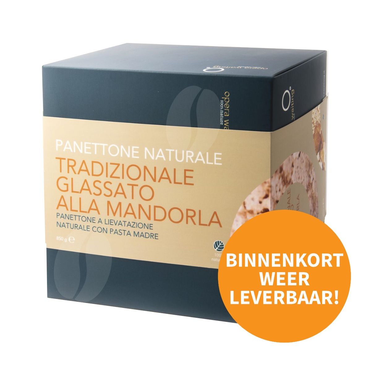 Opera Waiting Panettone "Glassato alla Mandorla" 850 g