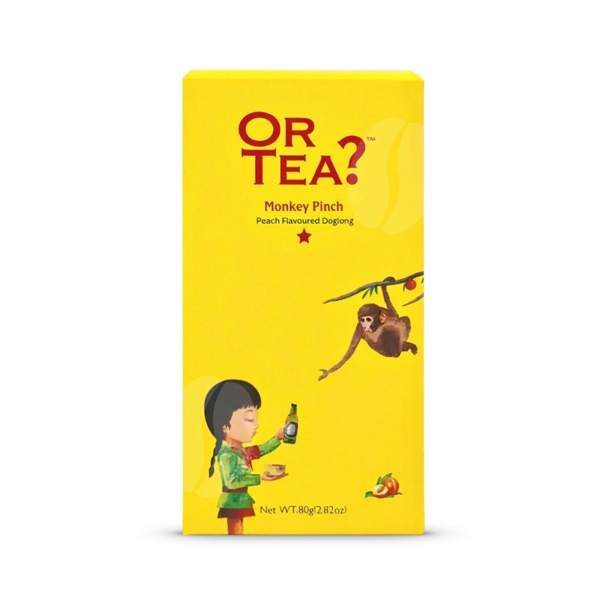 Or Tea? Peach Monkey Pinch - losse thee navulverpakking